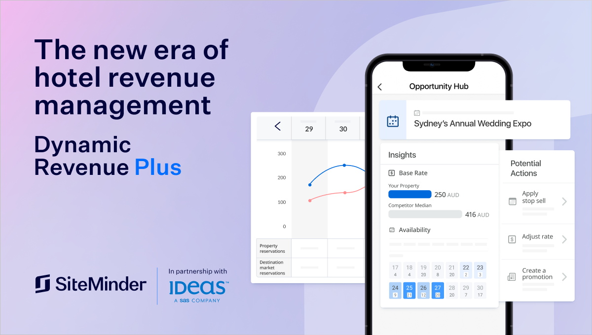 SiteMinder unveils Dynamic Income Plus, companions with IDeaS